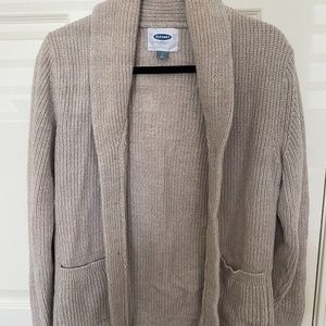 Men's Old Navy Cream Cardigan- Missing Button